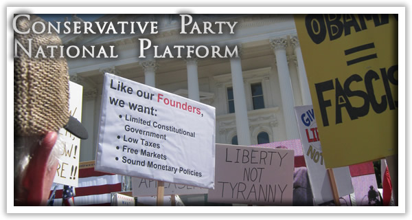 Conservative Party National Platform.